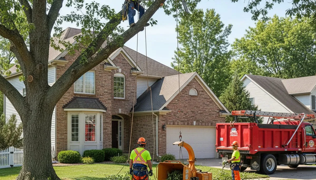 Tree removal crew providing professional tree service in Omaha, NE